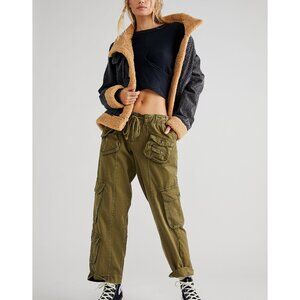 FREE PEOPLE Tahiti Cargo Pants / Dried Herb